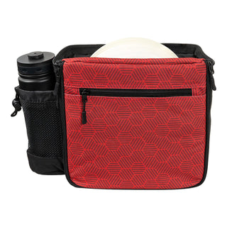 Latitude 64 Disc Golf Slim Hex Shoulder Bag Red