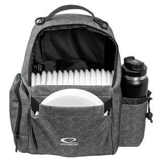 Latitude 64 Disc Golf Swift Hex Backpack Bag Gray