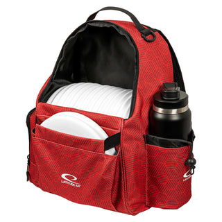 Latitude 64 Disc Golf Swift Hex Backpack Bag Red