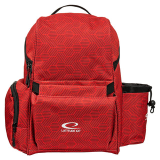 Latitude 64 Disc Golf Swift Hex Backpack Bag Red