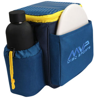 MVP Discs Disc Golf Shoulder Bag - Cell Light Cobalt/Midnight Blue - Holds 12 Discs