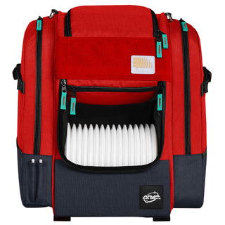 MVP Disc Golf Bag Voyager Backpack Red