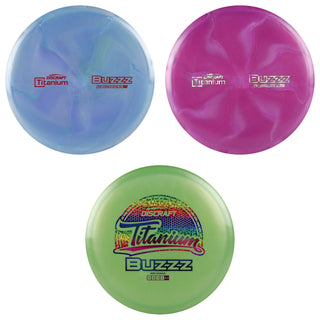 Discraft Disc Golf Titanium Buzzz Midrange 5/4/-1/1 - Choose Exact Disc