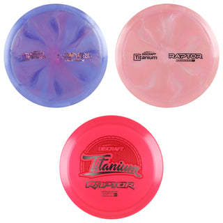 Discraft Disc Golf Titanium Raptor Distance Driver 9/4/0/3 - Choose Exact Disc