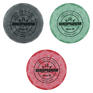 Dynamic Disc Golf Classic Burst Deputy Putter 3/4/-1.5/0 - Choose Exact Disc