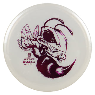 Discraft Disc Golf Big Z Buzzz Mini 6" Thrower or Marker White/Purple