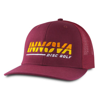 Innova Disc Golf Hat Burst Low Pro Snapback Cardinal