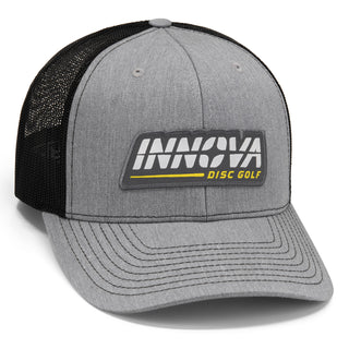 Innova Disc Golf Burst Woven Patch Trucker Hat Heather Gray/Black