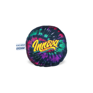 Innova Disc Golf Grip Solution Round Sportsack - Clay Dry Bag and Mini Marker - Moisture Eliminator - Cosmic Flow Purple/Green