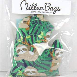 Mitten Bags Disc Golf Clay Grip Sack - Moisture Absorbing Bag - Sloths