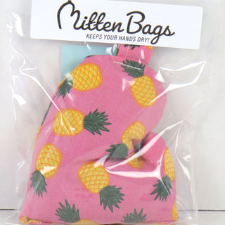 Mitten Bags Disc Golf Clay Grip Sack - Moisture Absorbing Bag - Pineapples