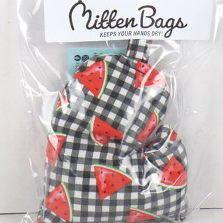 Mitten Bags Disc Golf Clay Grip Sack - Moisture Absorbing Bag - Watermelon Picnic