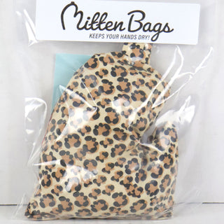 Mitten Bags Disc Golf Clay Grip Sack - Moisture Absorbing Bag - Leopard