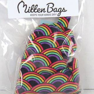 Mitten Bags Disc Golf Clay Grip Sack - Moisture Absorbing Bag - Rainbows