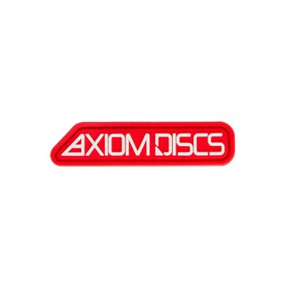 Axiom Disc PVC Patch Bar Logo Red