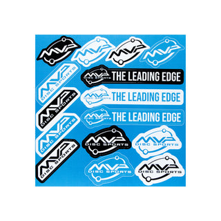 MVP Disc Golf Logo Sticker Sheet 8.5" x 8.5"