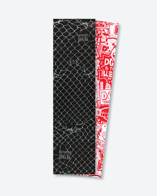 DGK Skateboard Griptape In Chains Black 9" x 33" Grip Tape Sheet