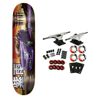 DGK Skateboard Complete Blossom Crew Purple Rain 8.25"