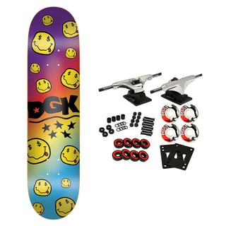 DGK Skateboard Complete Smiley Rainbow 8.06"