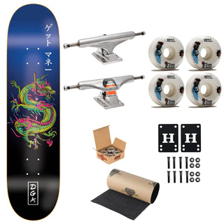 DGK Premium Skateboard Get Money 2 8.06" Independent Trucks, SML Wheels, Indy Bearings