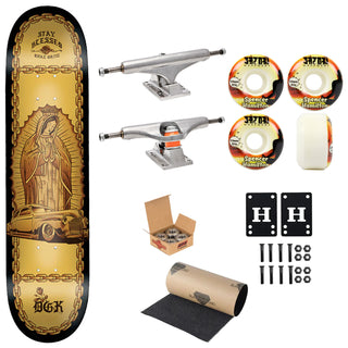 DGK Premium Skateboard Ortiz Lo-Side 8.1" Independent Trucks, Satori Wheels, Indy Bearings