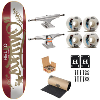 DGK Premium Skateboard Curtin Hello 8.1" Independent Trucks, SML Wheels, Indy Bearings