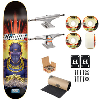 DGK Premium Skateboard Shanahan Snake 8.06" Independent Trucks, Satori Wheels, Indy Bearings