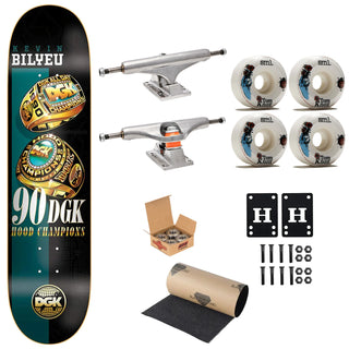 DGK Premium Skateboard Bilyeu Back 2 Back 8.06" Independent Trucks, SML Wheels, Indy Bearings