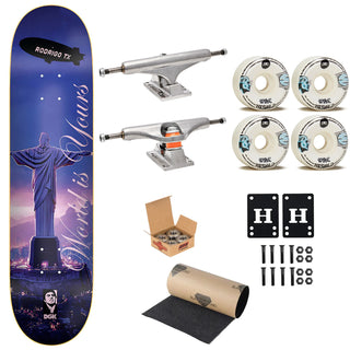 DGK Premium Skateboard Rodrigo TX Va Em Paz 8.1" Independent Trucks, SML Wheels, Indy Bearings