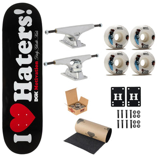 DGK Premium Skateboard Haters 8.38" Krux Trucks, SML Wheels, Indy Bearings
