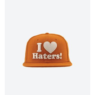 DGK Skateboards Hat Haters Snapback Burnt Orange/White