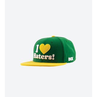DGK Skateboards Hat Haters Snapback Green/Yellow
