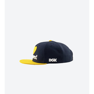 DGK Skateboards Hat Haters Snapback Navy/Yellow