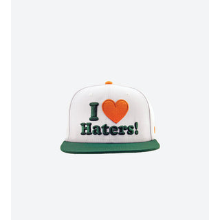 DGK Skateboards Hat Haters Snapback White/Green