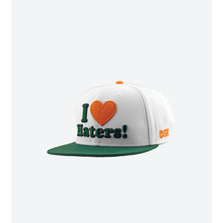 DGK Skateboards Hat Haters Snapback White/Green