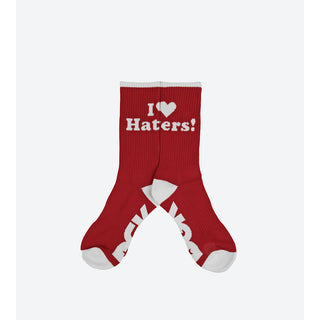 DGK Skateboards Socks Haters Crimson/White