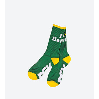 DGK Skateboards Socks Haters Green/Yellow