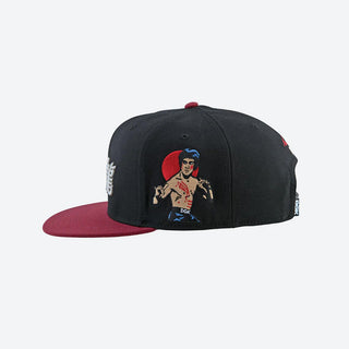 DGK x Bruce Lee Balance Snapback Hat - Black