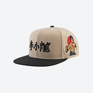 DGK x Bruce Lee Balance Snapback Hat - Sand