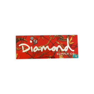 Diamond Supply Co. Sticker LOW LIFE RED