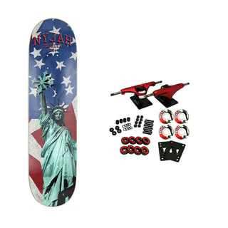 Disorder Skateboard Complete Nyjah Huston Statue of Chaos 8.12"
