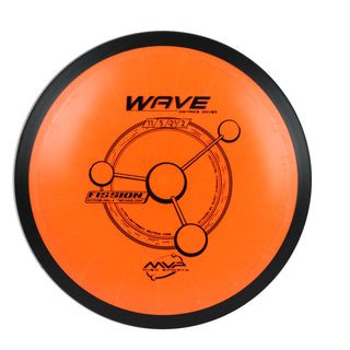 MVP Disc Golf Fission Wave Distance Driver 11/5/-2/2 Orange 151 grams