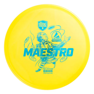 Discmania Disc Golf Premium Maestro Midrange Yellow Active 165-170