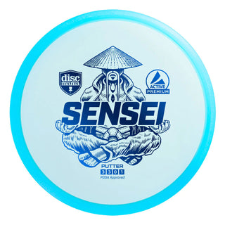 Discmania Disc Golf Premium Sensei Putter Blue Active Premium 165-170