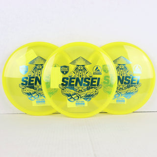 Disc Golf Putter Pack Discmania Active Premium Sensei Bulk Lot of 3 Discs Yellow