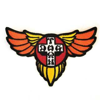 Dogtown Skateboard Patch 4" Embroidered Wings Iron /Sew On