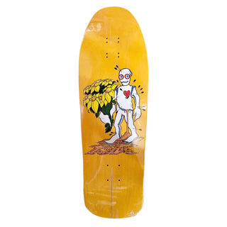 Dogtown Skateboard Deck Bryce Kanights Flower Guy Yellow 10.12" x 31.87"