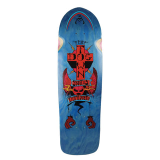 Dogtown Skateboard Complete Dominate Pool Shape Blue 9.0" x 31.875"