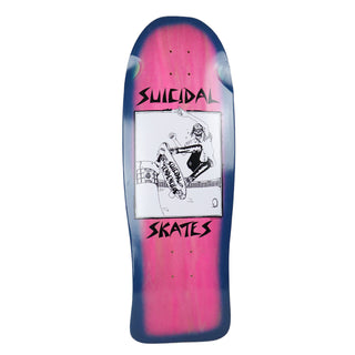 Dogtown Skateboard Complete Suicidal Skates Pool Skater Blue Fade Pink 10.12" x 30.32" Old School