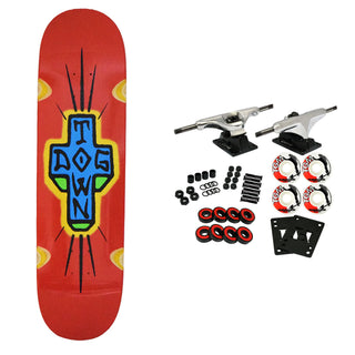 Dogtown Skateboard Complete Spray Cross Loose Trucks Red 8.75" x 32.325"